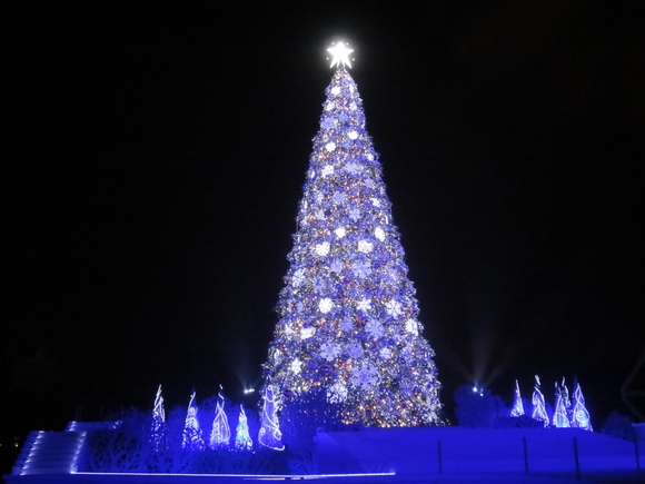 ギネス世界記録を持つツリー！ クリスマスはUSJで「世界一の光のツリー