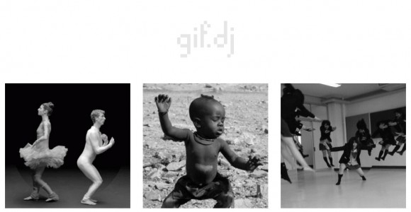 見れば見るほどじわじわハマる…開いた瞬間GIF画像が一斉にタテに動き始めるサイト『gif.dj』がおもしろい！