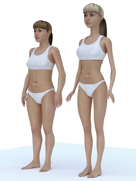 これが現実か…バービー人形ちゃんと現代の19歳女性平均体型とを比較した3D画像が興味深い!!