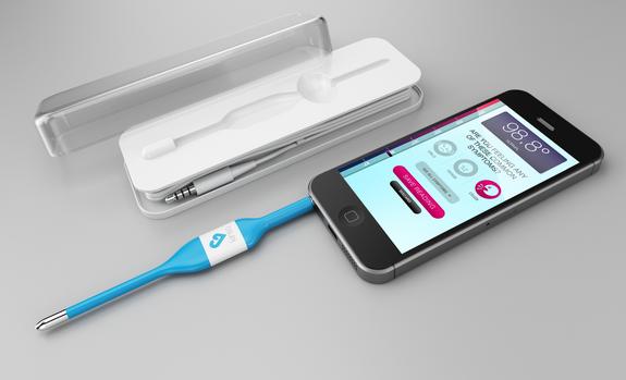 iPhoneが体温計に!? 体温を測ることができるアイテムが近日発売予定！