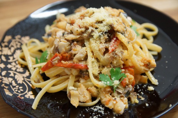 【簡単イタリアン】塩サバとミニトマトで超絶美味パスタの完成！ 『シチリア風サバのパスタ』の作り方