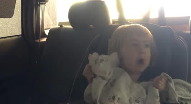 恐怖映画さながらの大絶叫！　2歳少女が体験した「初めてのカーウォッシュ」映像