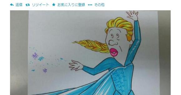 サザエさんのアナゴさん アナと雪の女王 秀逸イラスト アナゴ雪の女王 がツイッターで話題に Pouch ポーチ