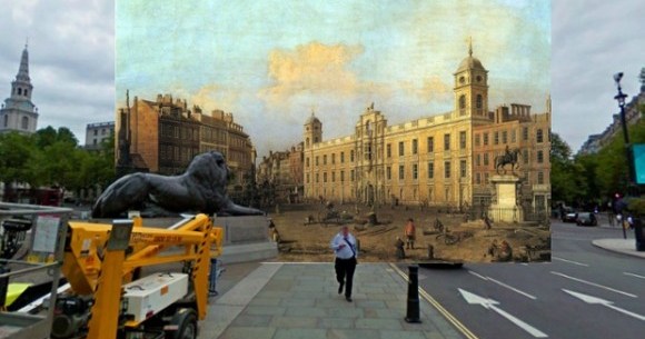 昔と今を時間旅行 ロンドンのgoogleストリートビュー画像に18 19世紀に描かれた風景画の同じ場所を重ね合わせてみたら Pouch ポーチ