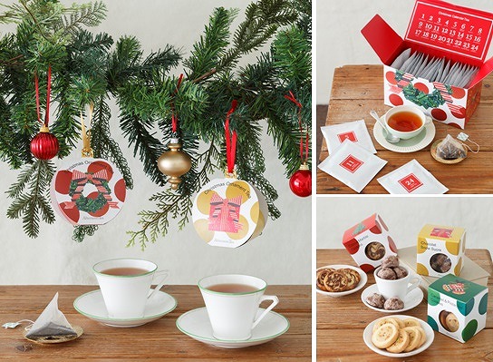 「アフタヌーンティー」のツリーに飾って楽しめる紅茶がステキ♪ クリスマス限定パッケージの紅茶や焼き菓子が発売されるよ！