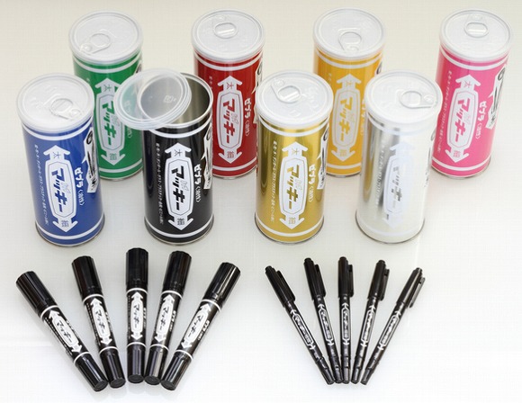 なんと油性マーカー「マッキー」の缶詰が新登場です / マッキー