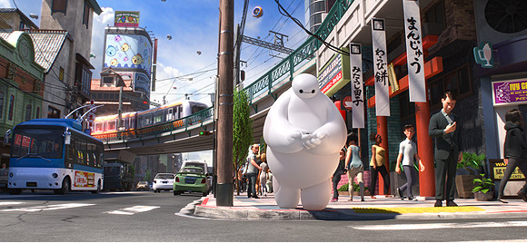 東京の歓楽街も出てくるよ ディズニーの新作アニメ ベイマックス フワフワの癒し系ロボットがほしくなる 最新シネマ批評 Pouch ポーチ