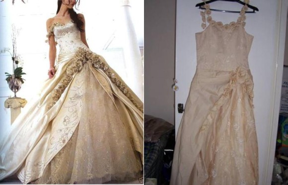 【思ってたんと違う】ウェディングドレスを通販したら写真とぜんぜん違う粗悪品が送られてきた花嫁たちの画像集 | Pouch[ポーチ]