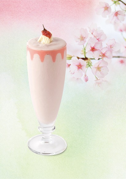 【期間限定】春が待ち遠しい！ リンツ ショコラ カフェの「桜ドリンク」がとてもキレイです / 淡いピンク色とほのかな桜の香り♪