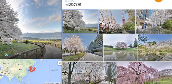 Googleストリートビュー「日本の桜」でお花見ができる！ 全国53カ所に咲く桜を一挙堪能できるよ♪