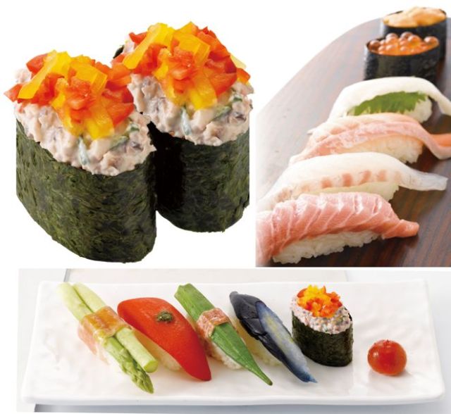 旬の野菜をネタにした「サラダ鮨」が看板メニュー♪ 超オシャレな「かっぱ寿司」が9月18日にオープン