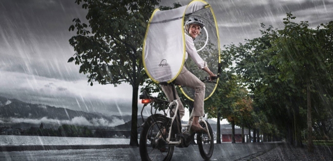 スイスを中心にヨーロッパで大人気！ シャレオツな自転車用雨よけシールド「dryve」が日本初上陸☆ | Pouch［ポーチ］