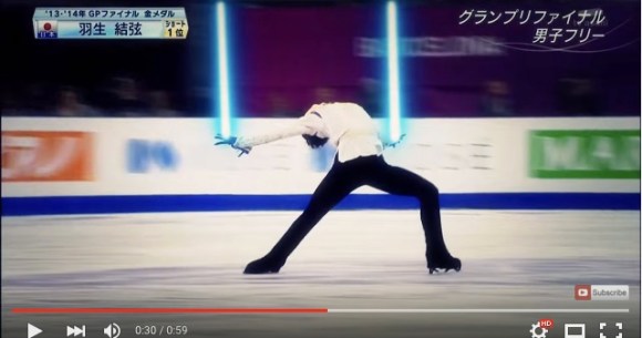 世界最高の自分 に挑む羽生選手の手に光るのは まさかのライトセーバー ネットの声 違和感ない かっこいい Pouch ポーチ