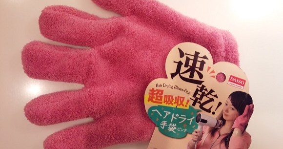 美髪にも時短にも効果アリ ダイソーの ヘアドライ手袋 の実力を検証してみた Pouch ポーチ