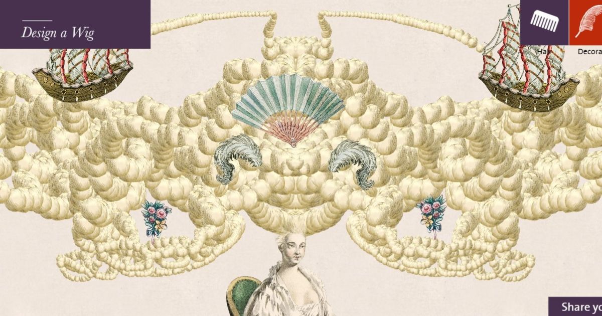 超シュール 18世紀貴婦人のヘアスタイルをデザインできるサイト がカオスすぎる マリー アントワネットも驚くよ Pouch ポーチ