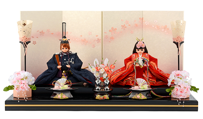 リカちゃんファミリー☆親王 三人官女☆五人飾り☆雛人形 お雛様