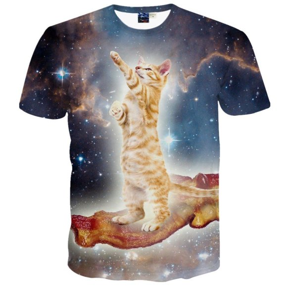 Amazonでデザインセンスが斜め上な 猫tシャツ を大量に発見 シュールで神秘的な猫たちがヤバすぎる Pouch ポーチ