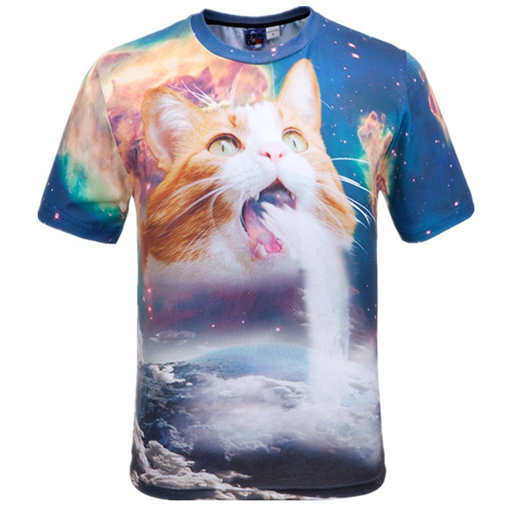 Amazonでデザインセンスが斜め上な 猫tシャツ を大量に発見 シュールで神秘的な猫たちがヤバすぎる Pouch ポーチ