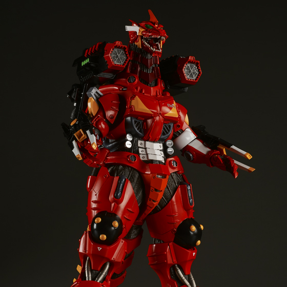 エヴァ初号機と2号機カラーになった「メカゴジラ」がとにかく強そう