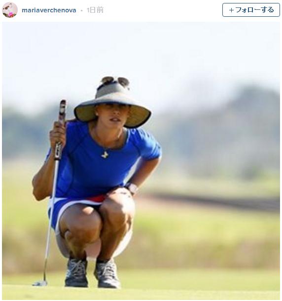リオ五輪女子ゴルフに「休暇を楽しむマダム」が紛れてる？ うっとり見惚れる美しさのロシア代表マリア・ベルチェノワ選手