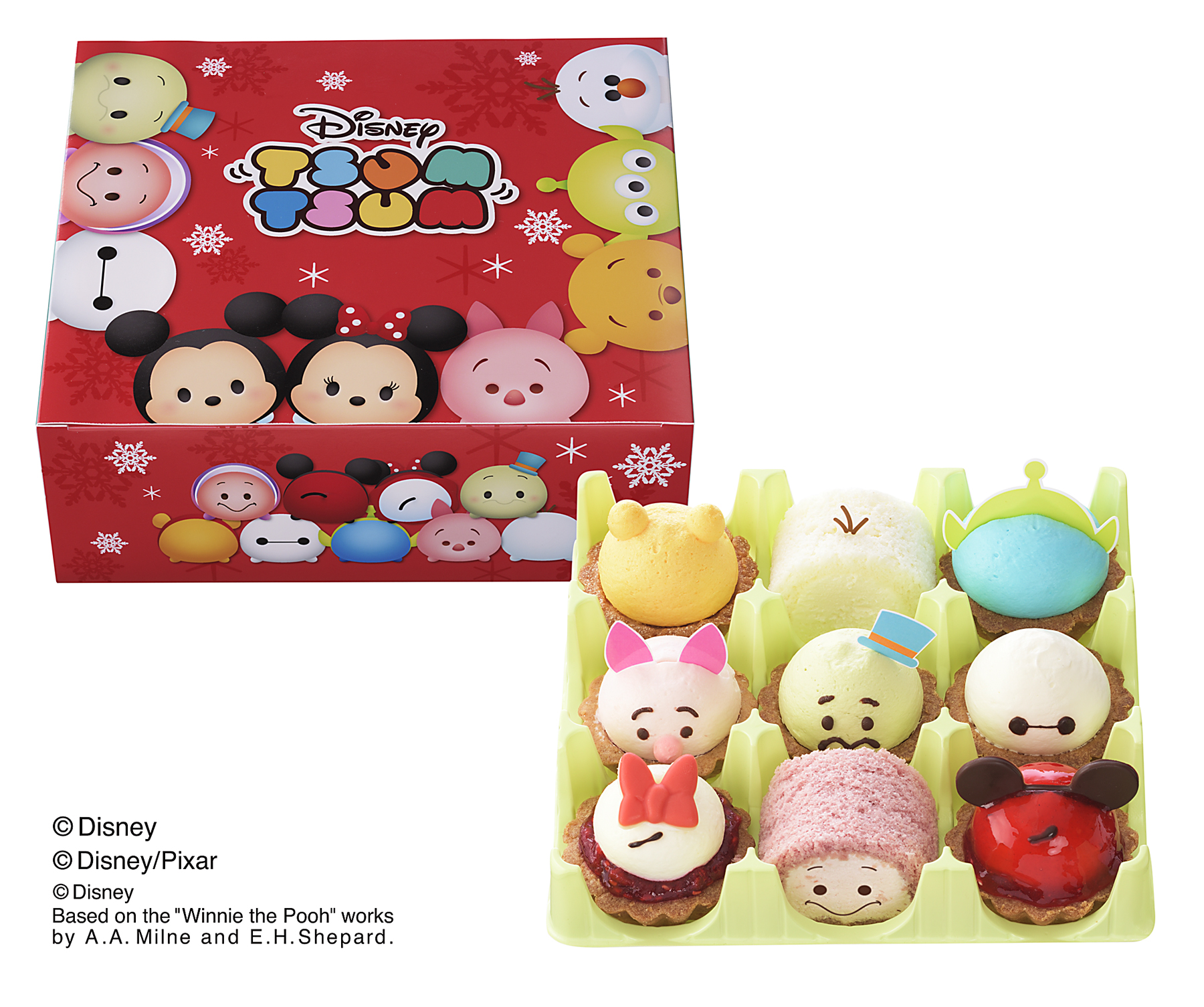 コロンとかわいい「ディズニー ツムツム」のプチケーキがまたまた