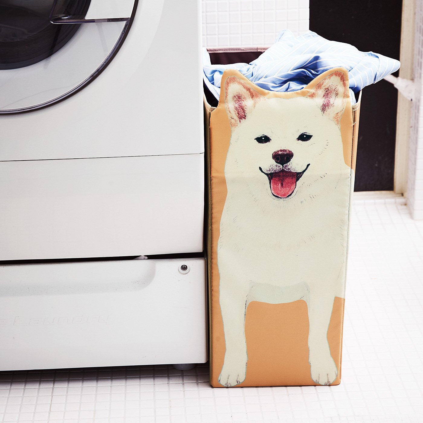 ご主人さまの帰りを待ってるワン♪ 「柴犬収納ボックス」なら柴犬の