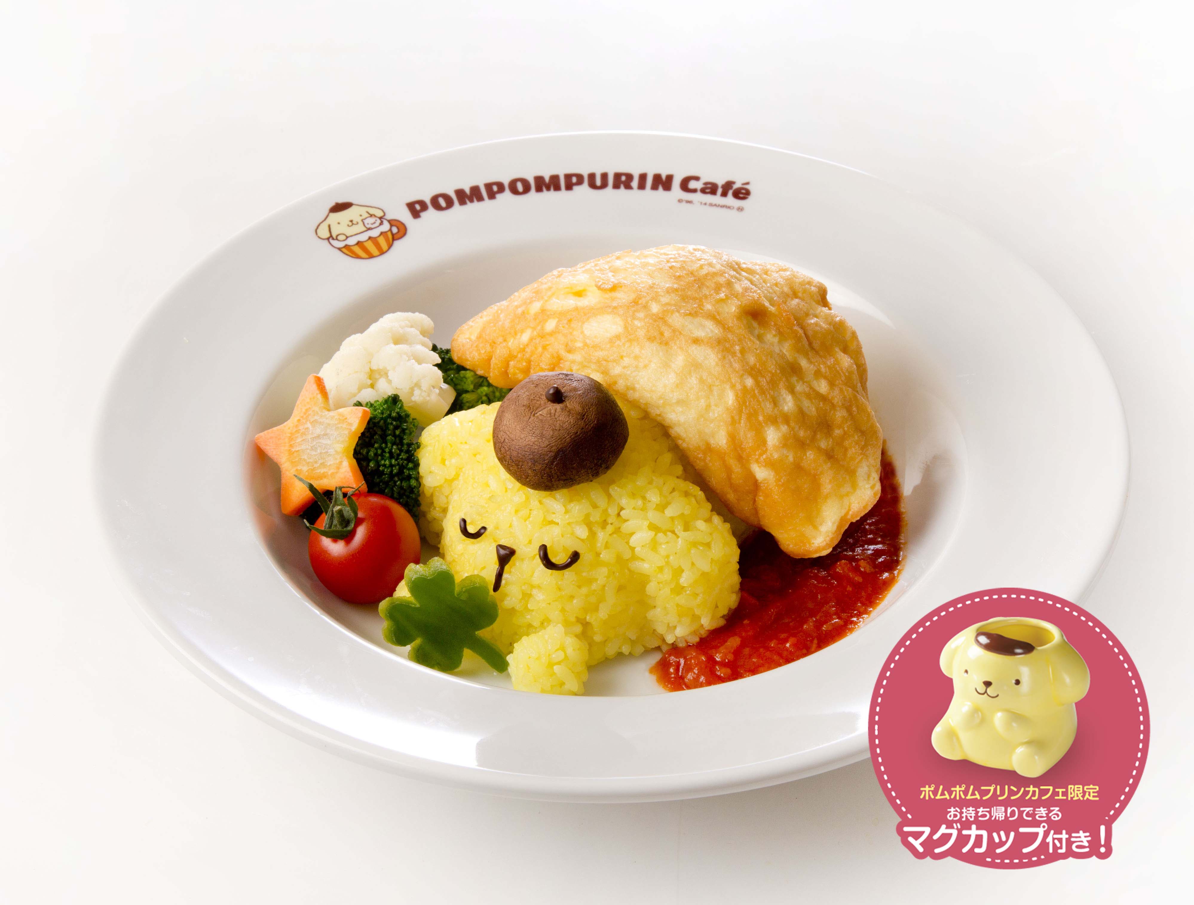 宮殿みたいなポムポムプリンカフェが名古屋にオープン♪ 限定スイーツ