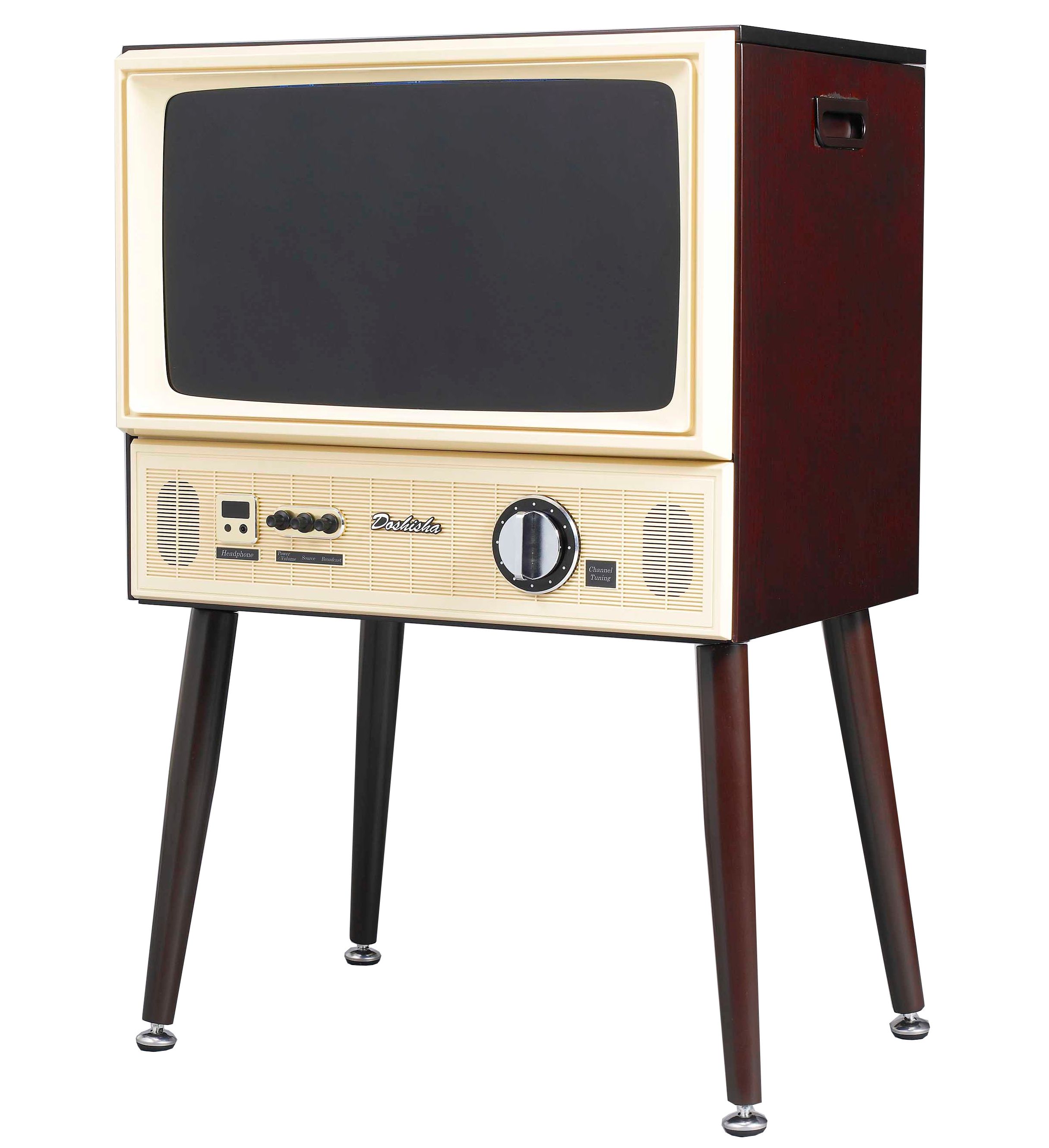 70年代のブラウン管風デザインの液晶テレビが発売されるよ
