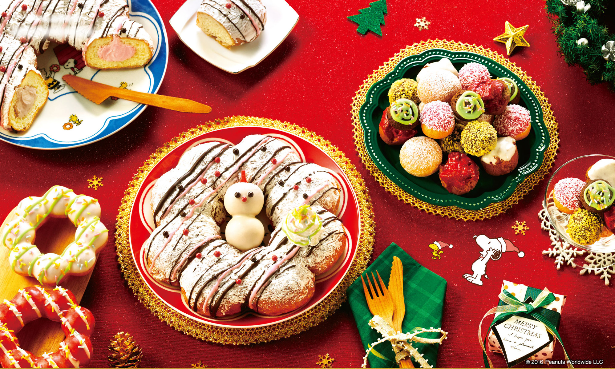 ミスドのクリスマス限定ドーナツが盛りだくさんすぎるよぉ～！ ポン・デ・リングの雪だるまがのった「ビッグドーナツ」に注目です♪ | Pouch[ポーチ]