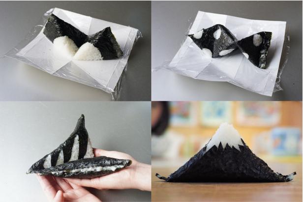 折り紙＋おにぎり＝「オリニギリ」 東日本大震災のボランティア活動から生まれたペーパークラフトがグッドデザイン♪