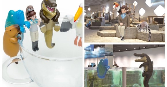 人間サイズに巨大化した「コップのフチ子シリーズ」が迫力あるぅ 