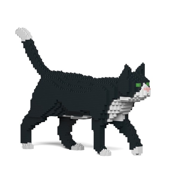 ちょっと ドット絵 っぽいけどかなりリアル 猫や犬モチーフのブロック彫刻を作れるおもちゃ Jekcaブロック Pouch ポーチ