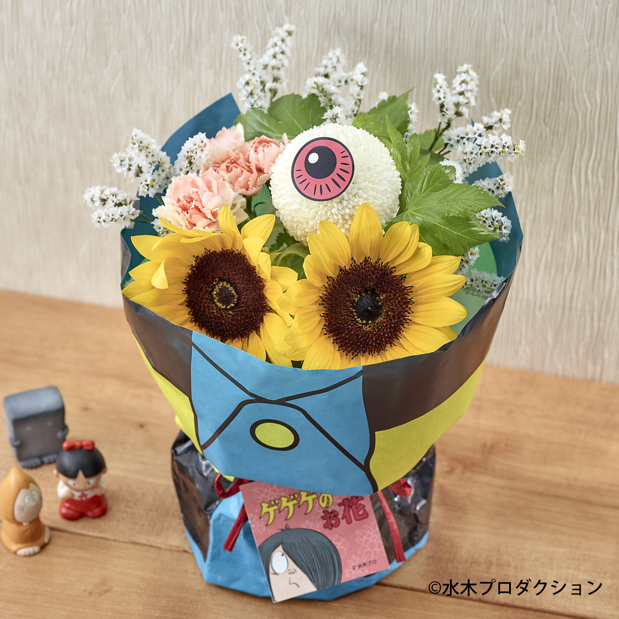 目玉おやじがブーケになったんじゃ！ 「ゲゲゲの鬼太郎」とコラボした