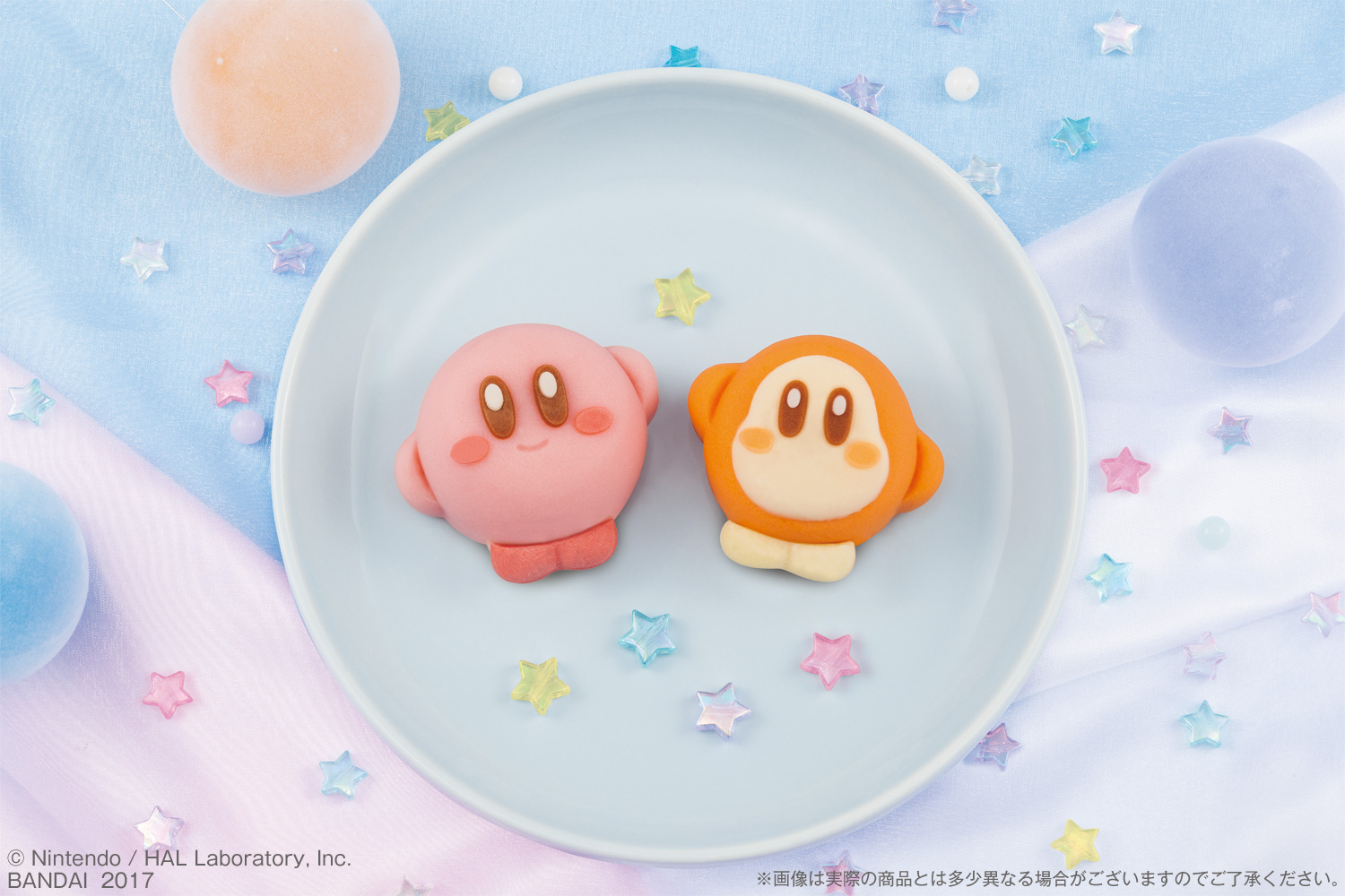 キャラ和菓子 食べマス に 星のカービィ が登場したよ カービィはもも味 ワドルディはキャラメル味なんだって Pouch ポーチ