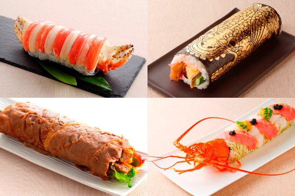名古屋は「恵方巻き」もどえりゃあだった！ 金箔のシャチホコがド派手