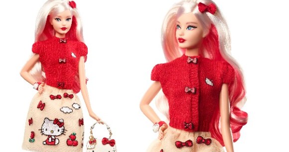 即完売】バービー × ハローキティのコラボドールが鬼かわいいっ / 再販 