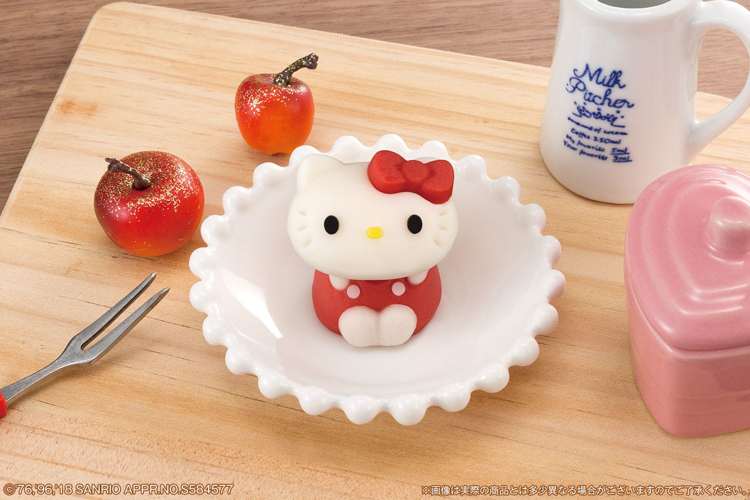 キティさんとポムポムプリンさんが和菓子になってローソンに登場