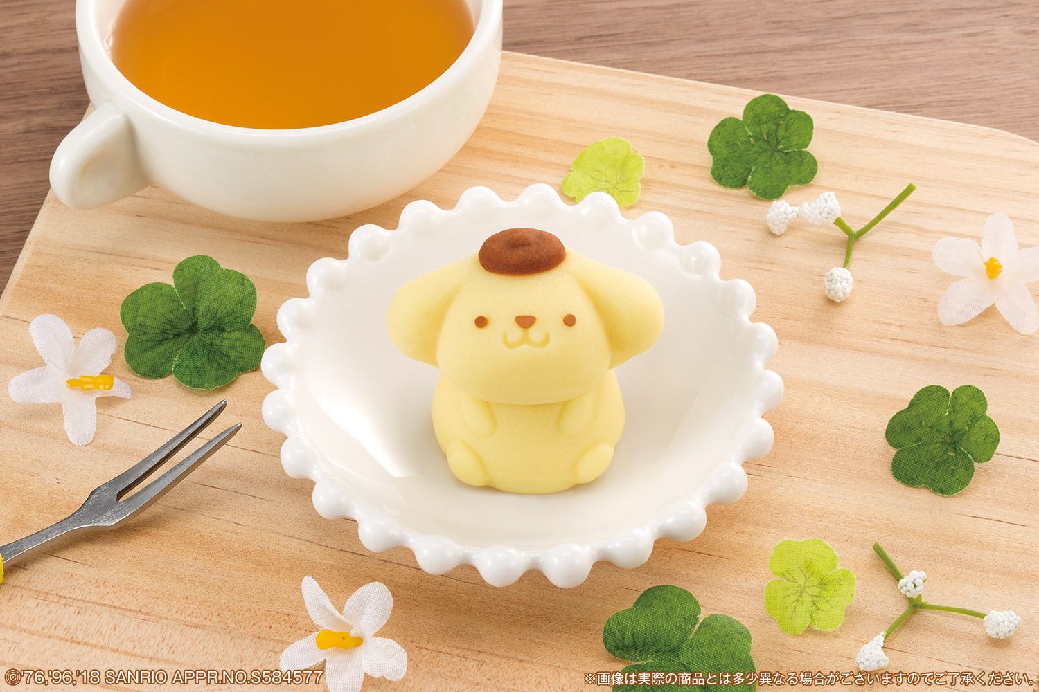 キティさんとポムポムプリンさんが和菓子になってローソンに登場