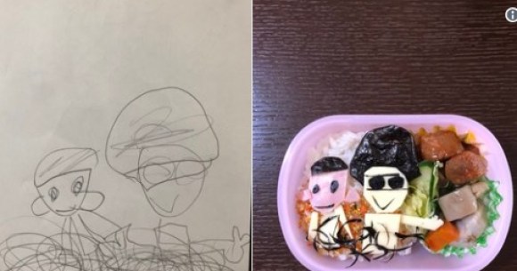 娘の絵を そのままキャラ弁 に再現するパパ愛がすごい お笑い芸人ザ ギース尾関さんのお弁当シリーズをご覧ください Pouch ポーチ