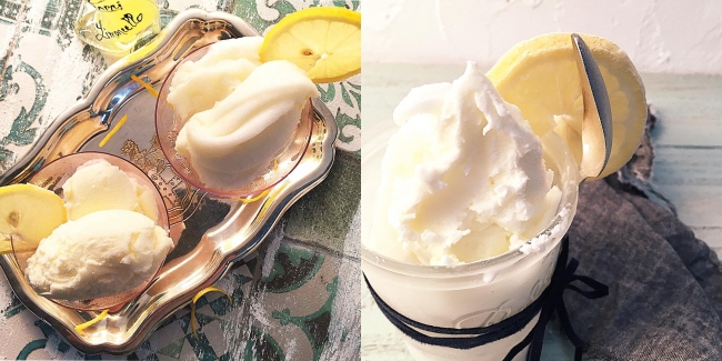 雲のホイップクリームがのった「レインボーアイスケーキ」に胸ときめく