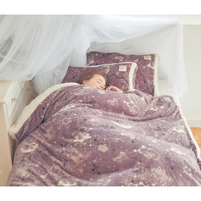 ベルメゾンから「キキララ」の大人可愛い “もこもこ寝具” が登場だよ！ 秋冬にぴったりのシックなカラーが素敵です♪