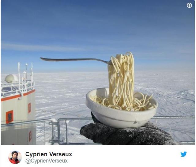 マイナス70度の南極で料理した結果 → 全部「食品サンプル」みたいになっちゃいました