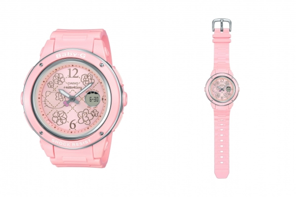 ハローキティ×BABY-Gの腕時計がレトロかわいい～！ なつかしの「ピンク