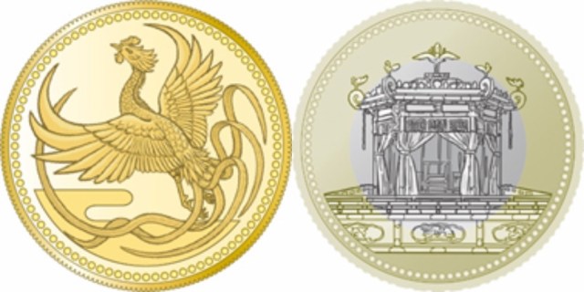 「天皇陛下御即位の記念貨幣」が登場！ 「高御座（たかみくら）」が500円硬貨にデザインされています