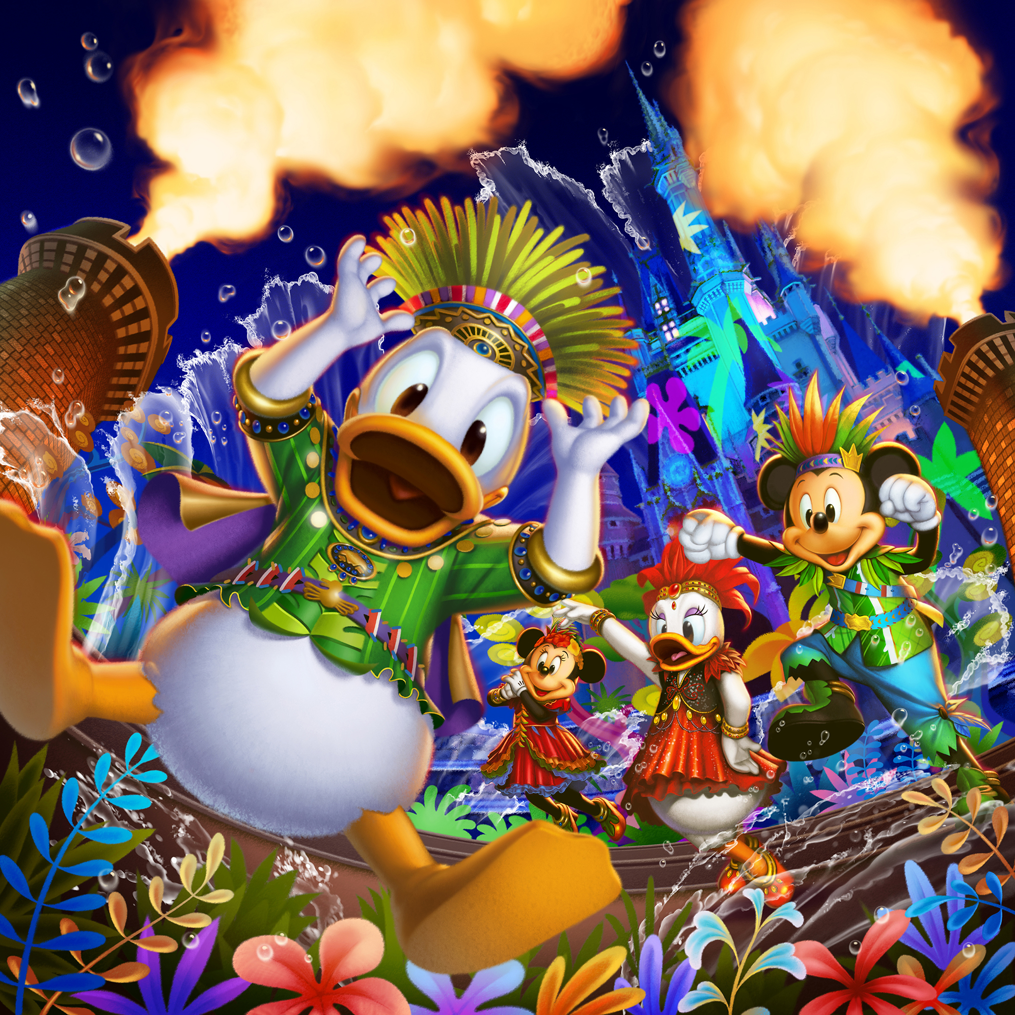 ドナルドのホット・ジャングル・サマー」のグッズとメニューがドナルド