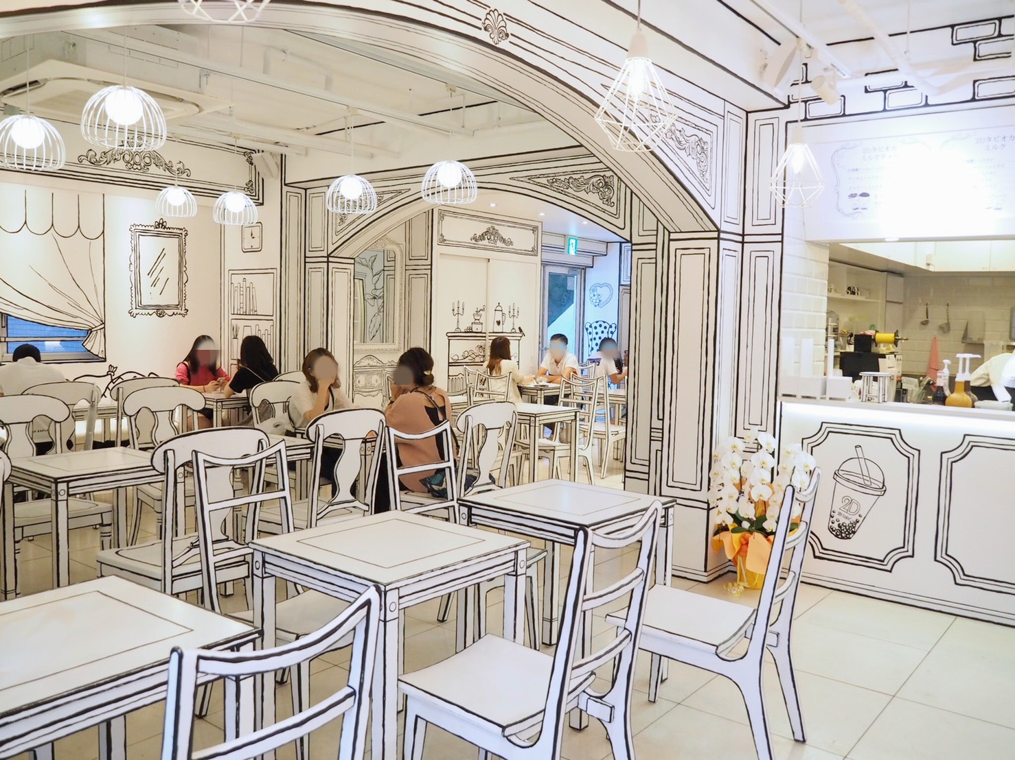 まるで合成!?】新大久保「2D Cafe」に行ったら脳がバグりそうになった