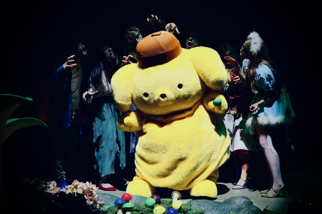 ポムポムプリンがゾンビ化!? 夜のピューロランドでホラーイベント