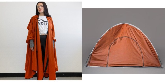 【注目】災害時にも使えそう！ ジャケットからテントに早変わりする「着るテント」が気になります