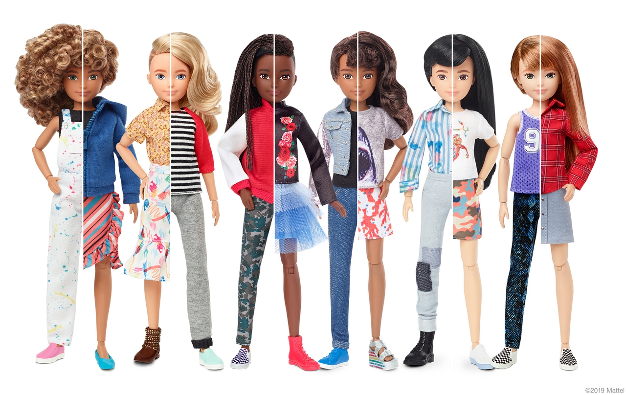 【素敵】バービー人形のマテル社から「ジェンダーフリー人形」が登場！ 髪型やファッションを性別にとらわれず自由にカスタムできるよ | Pouch