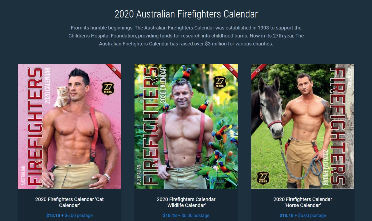 みんな マッチョ消防士とキュートな動物の組み合わせが最高な チャリティカレンダー 年版が登場したよ Pouch ポーチ